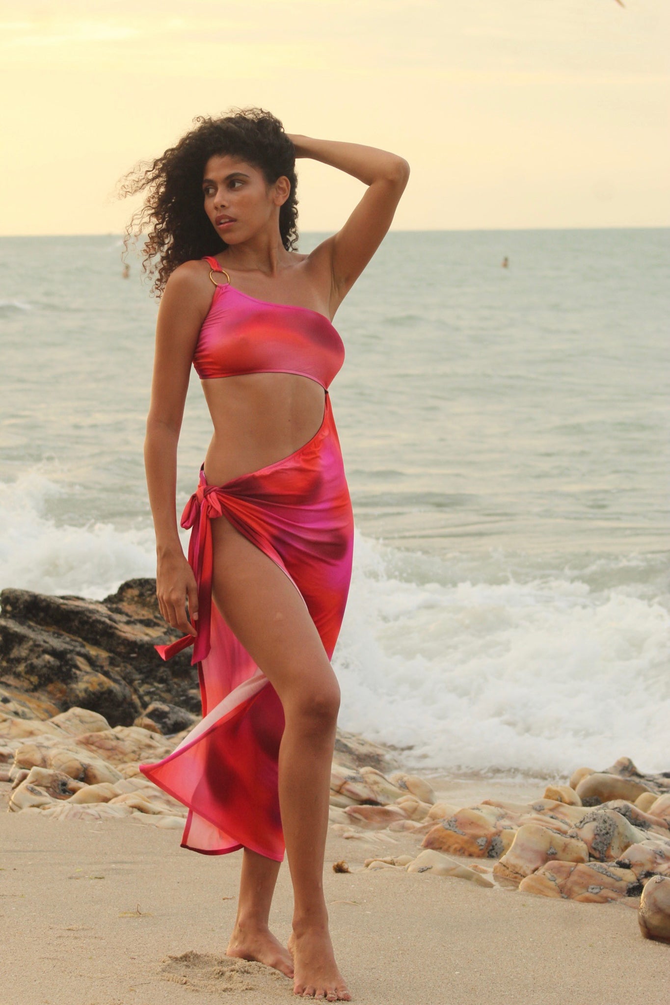 Mina Dégradé Rouge / Rose