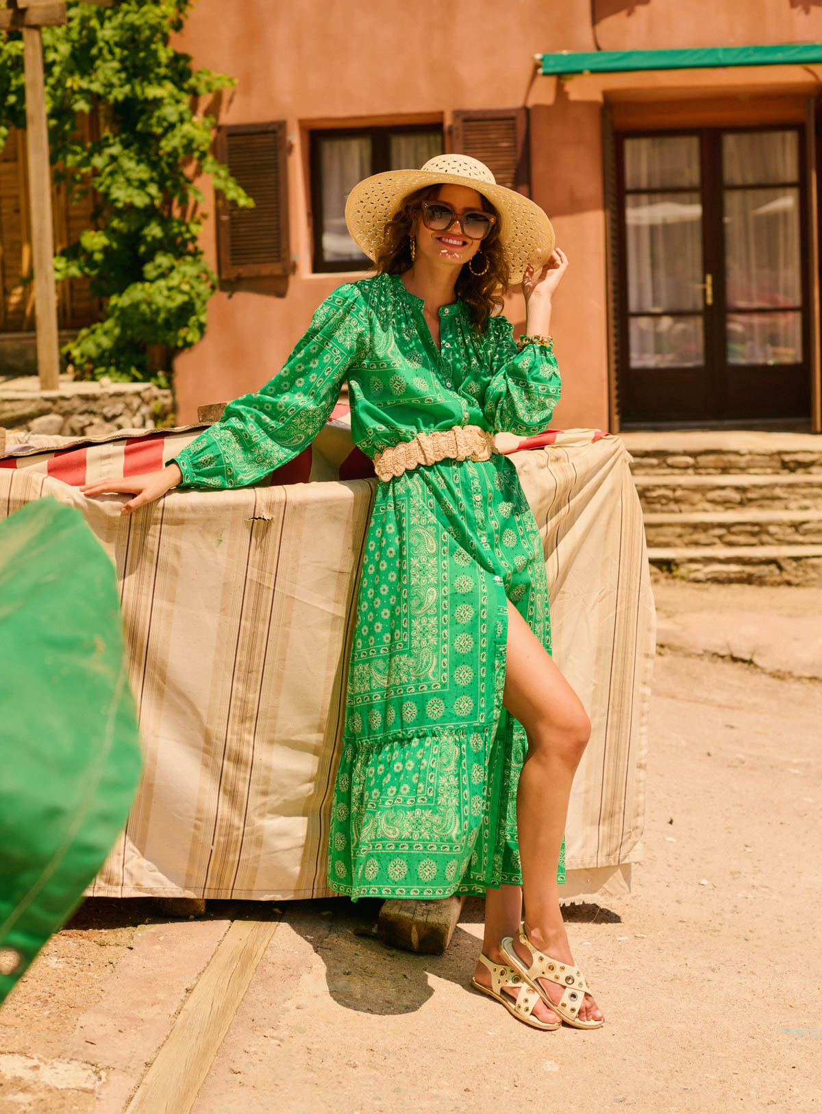 Ramira Dress - Emerald