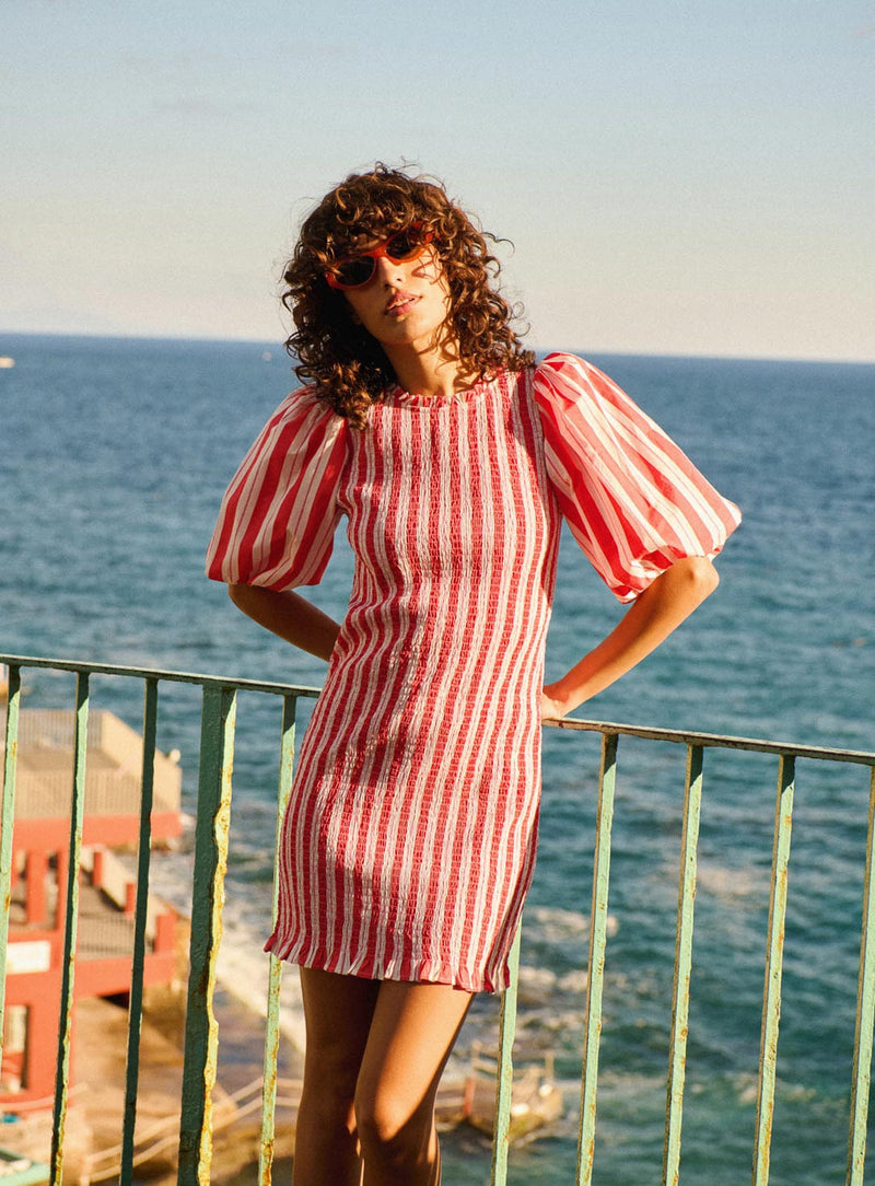 Vestido Rilla - Fresa