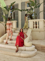 Riyu Dress - Fuchsia