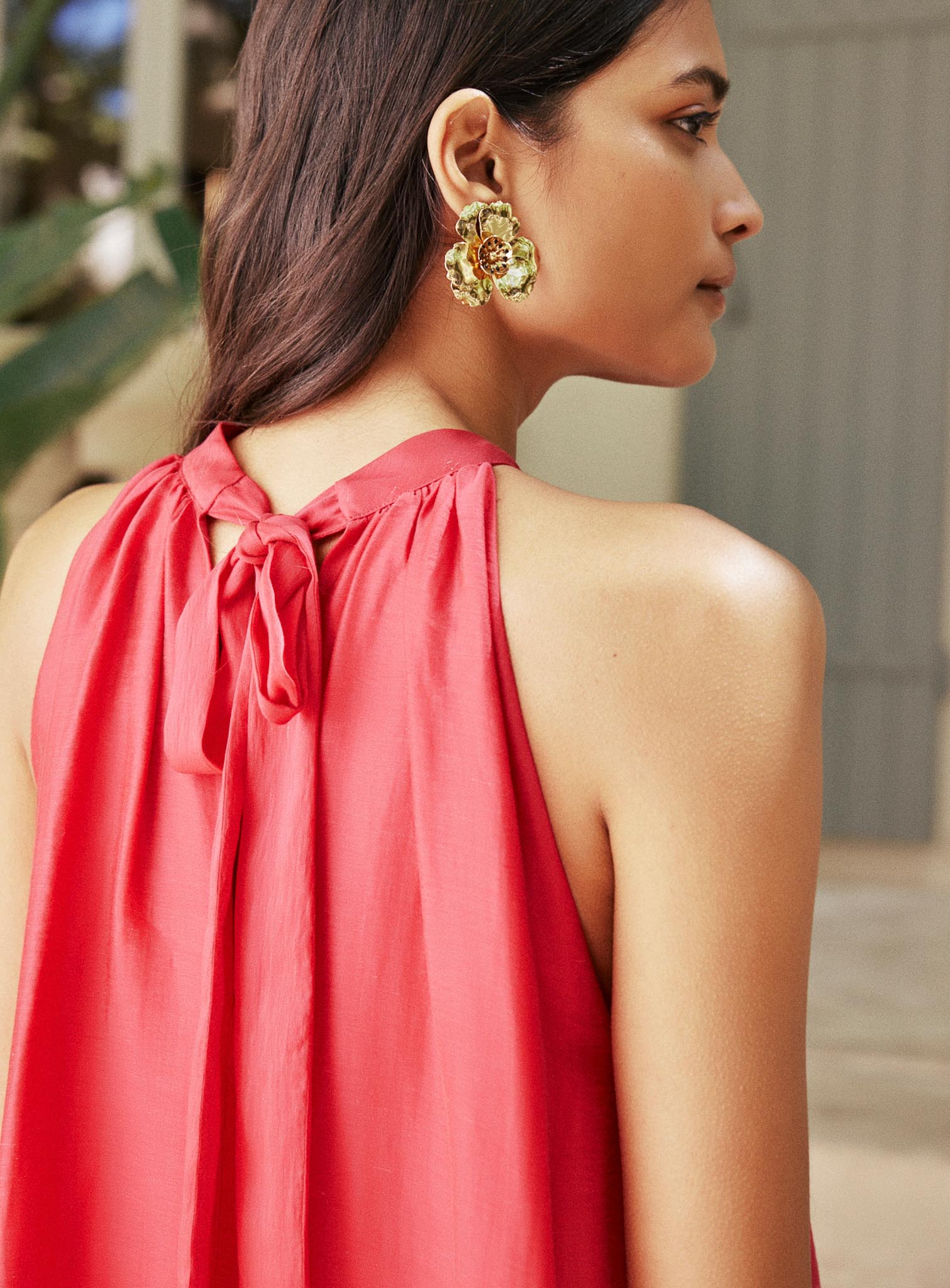Riyu Dress - Fuchsia