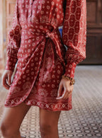 Romance Dress - Burgundy