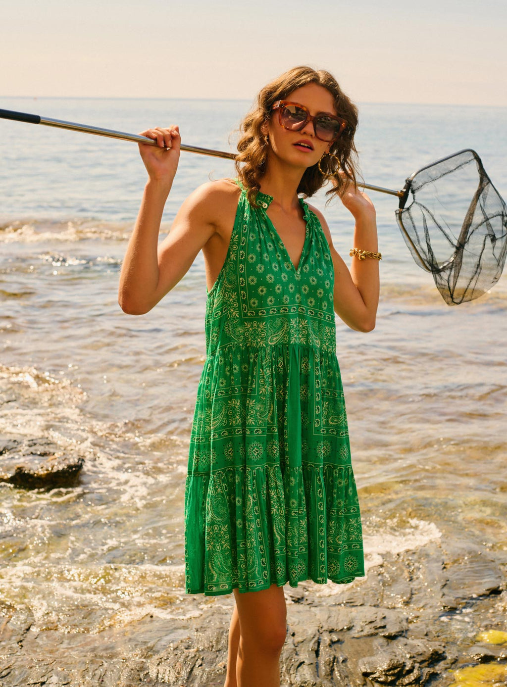 Rosa Dress - Emerald