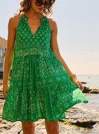 Rosa Dress - Emerald