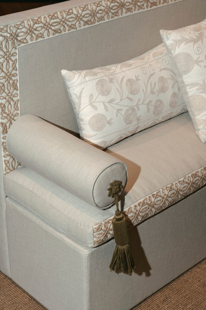Cushion - Cloud - Ivory - Suzani Cream - Limited Edition