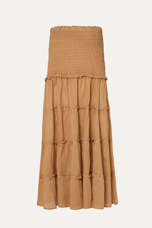 Jupe Roma Long Camel