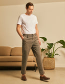 Reiko - Chino Cropped Romain - Dark Grey - Man