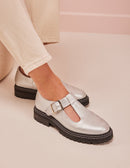 Baby derbies with notched sole for Woman Romane : M.Moustache