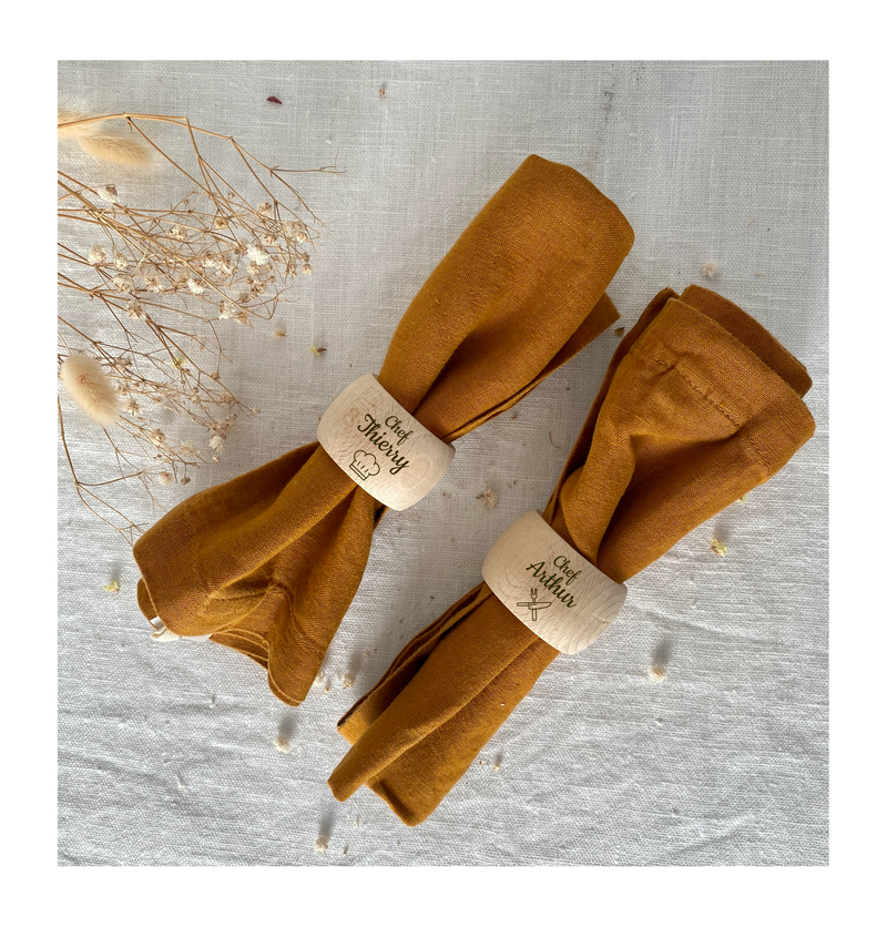 Rond De Serviette Personnalisé