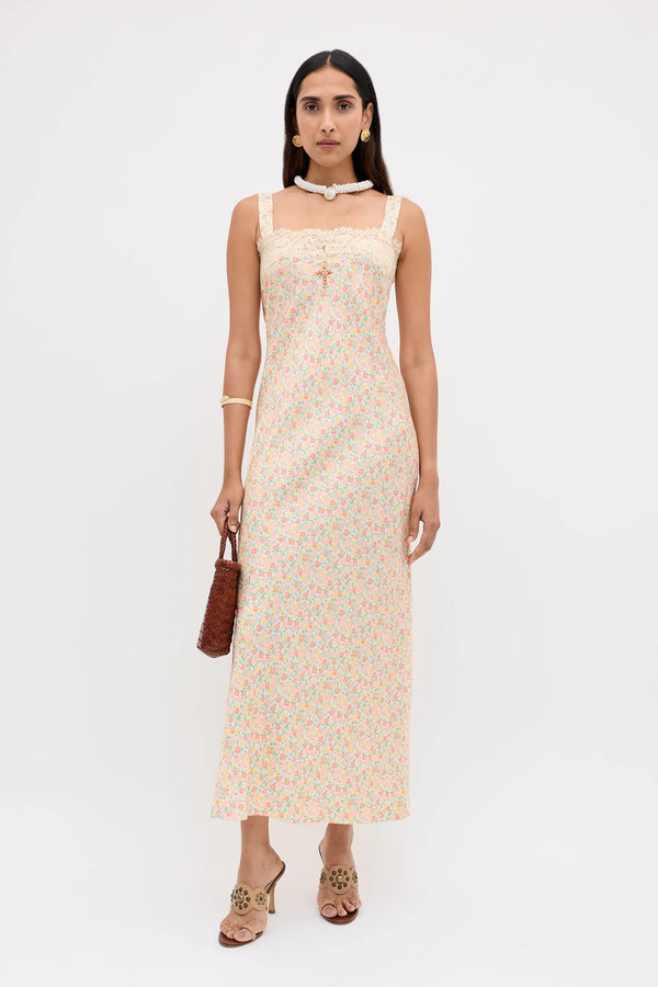 Rosamarie Katie Dress Floral Cream