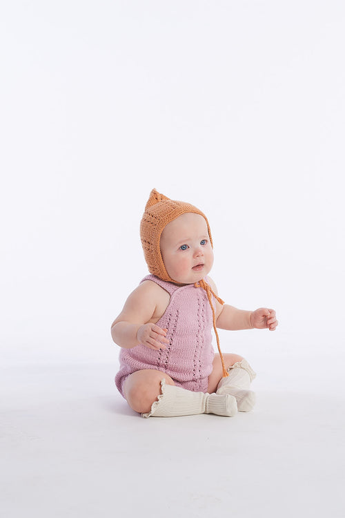 Misha & Puff - Pelele de algodón Pima Sea Urchin Rosa