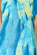 Robe Rossi Imprimé Bleu Jaune