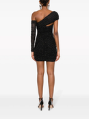 Rotate - Robe Asymétrique Noire - Femme