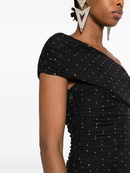 Rotate - Robe Asymétrique Noire - Femme