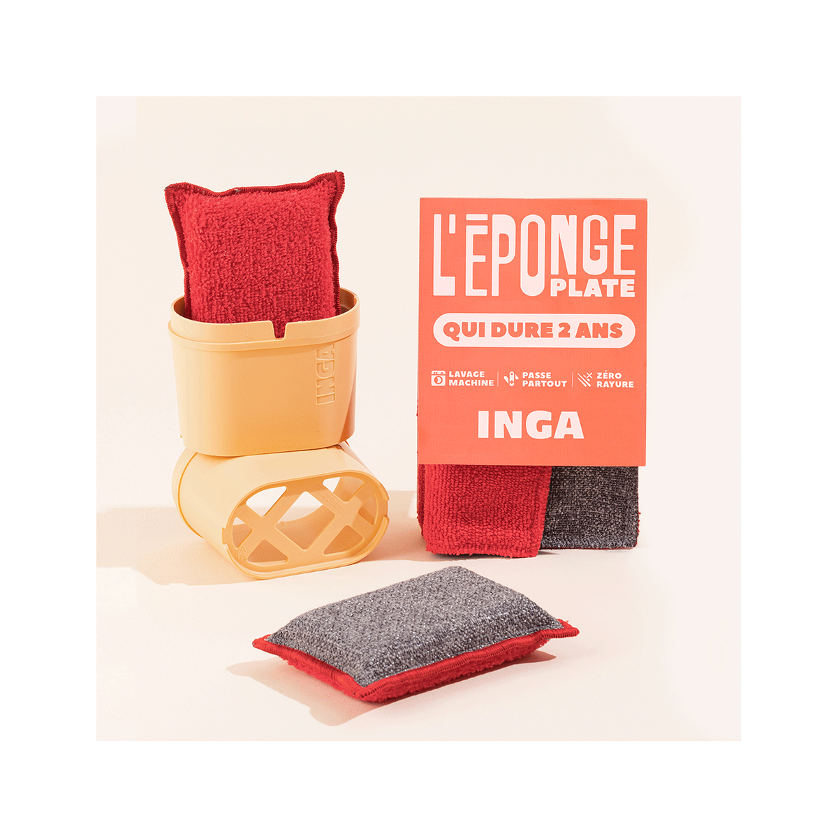 Pack Éponges Et Éponges Plates