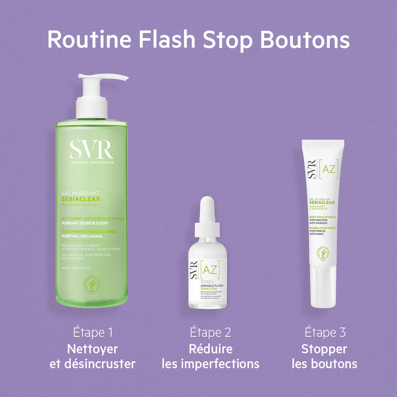 Sebiaclear Ampoule Flash Anti-Imperfections Anti-Rougeurs Lissante