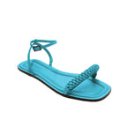 Rovena Aqua Flat Ankle Cross Sandal