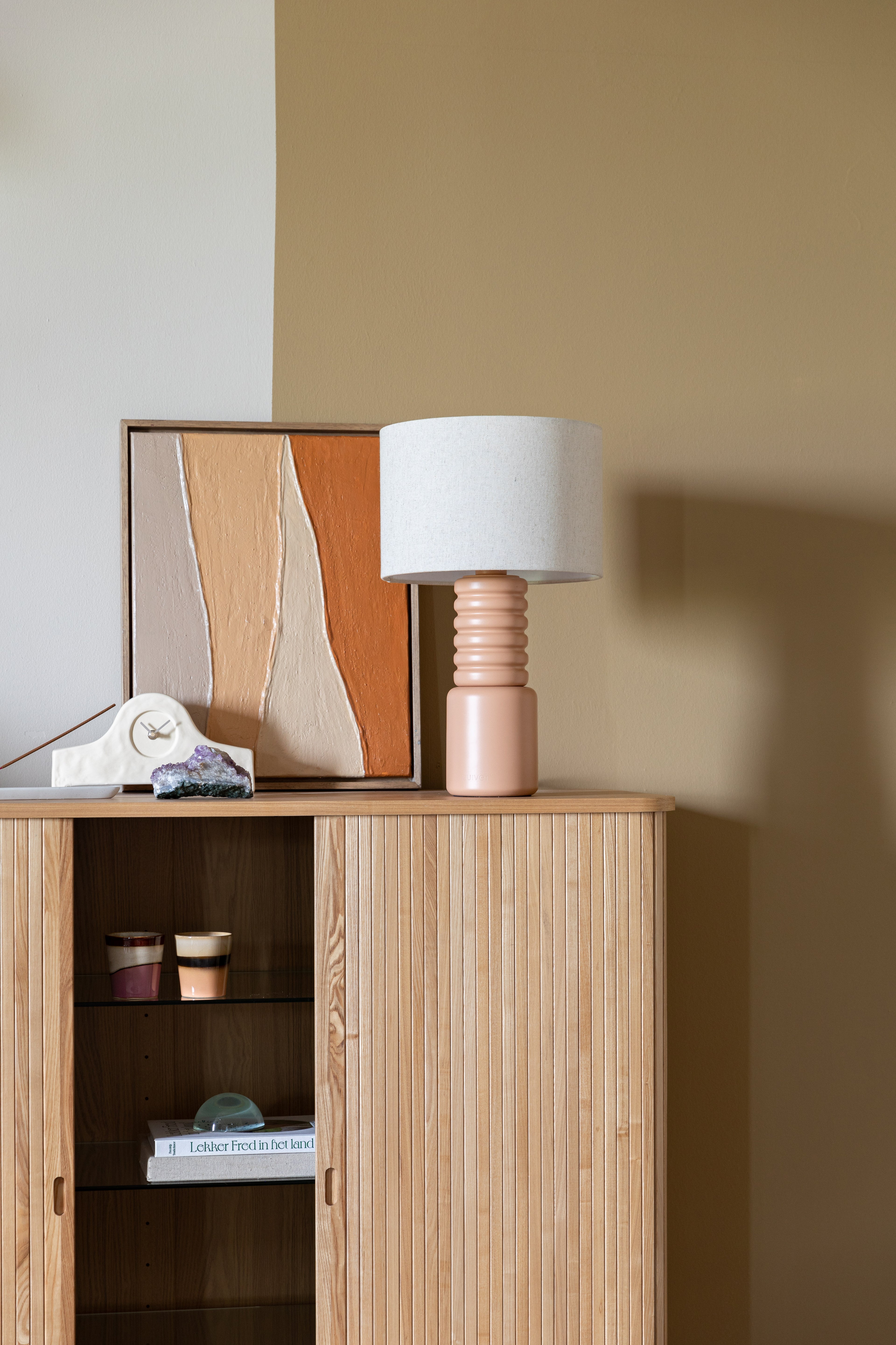 Six - Table Lamp - Iron - Beige