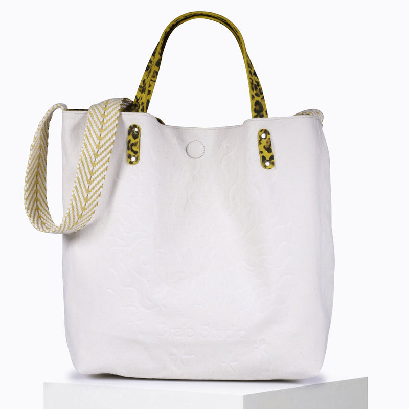 Cabas Ruban Leo Yellow