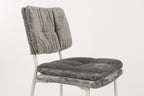 Franck - Dining Room Chair - Polyester - Gray