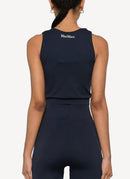 S Max Mara - Top - Dark Blue - Femme