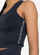 S Max Mara - Top - Dark Blue - Femme