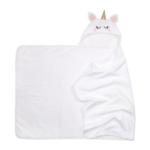 Toalla de baño con capucha para niños Unicornio