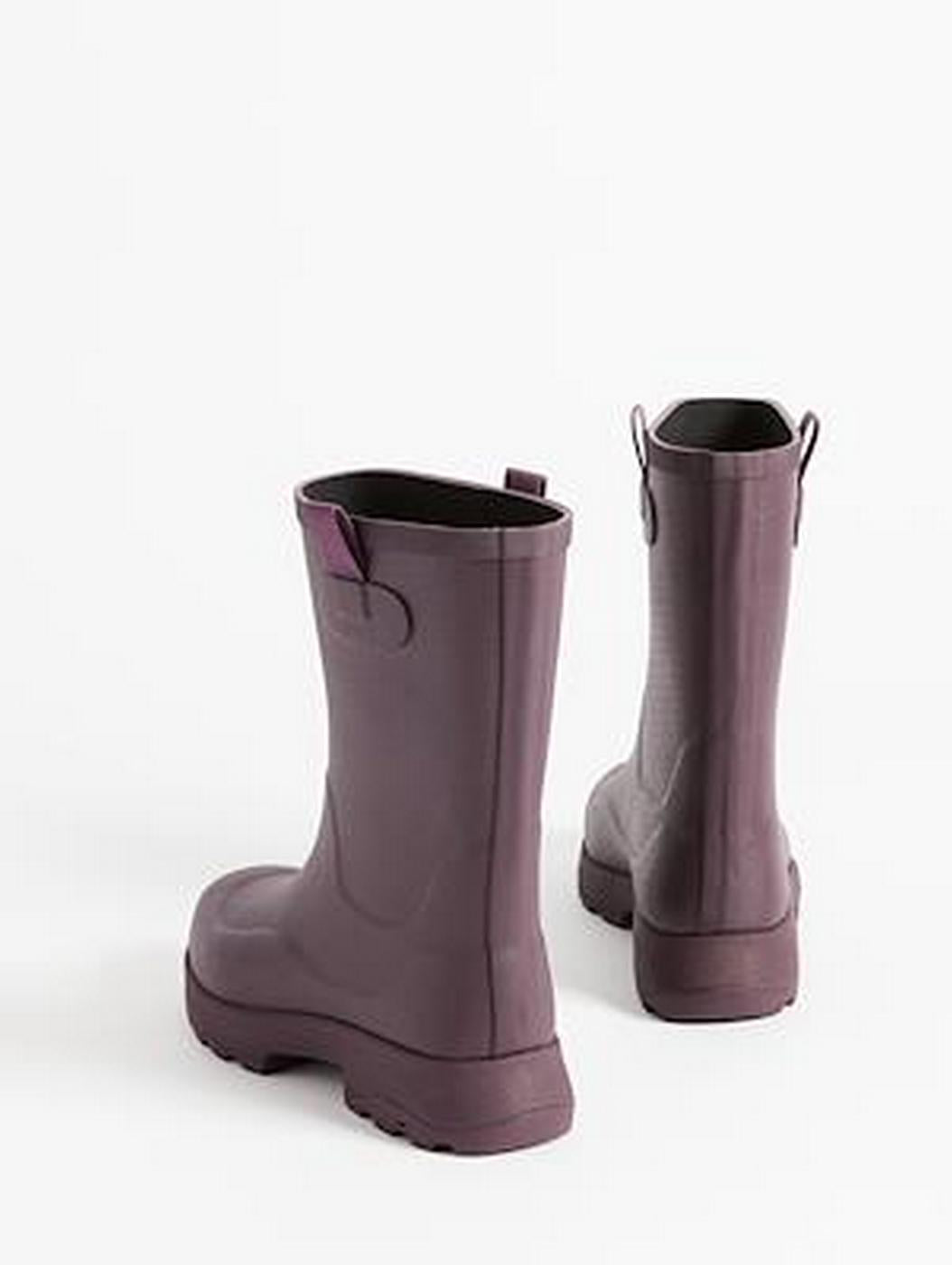 Botas de caña media - Vino - Mujer