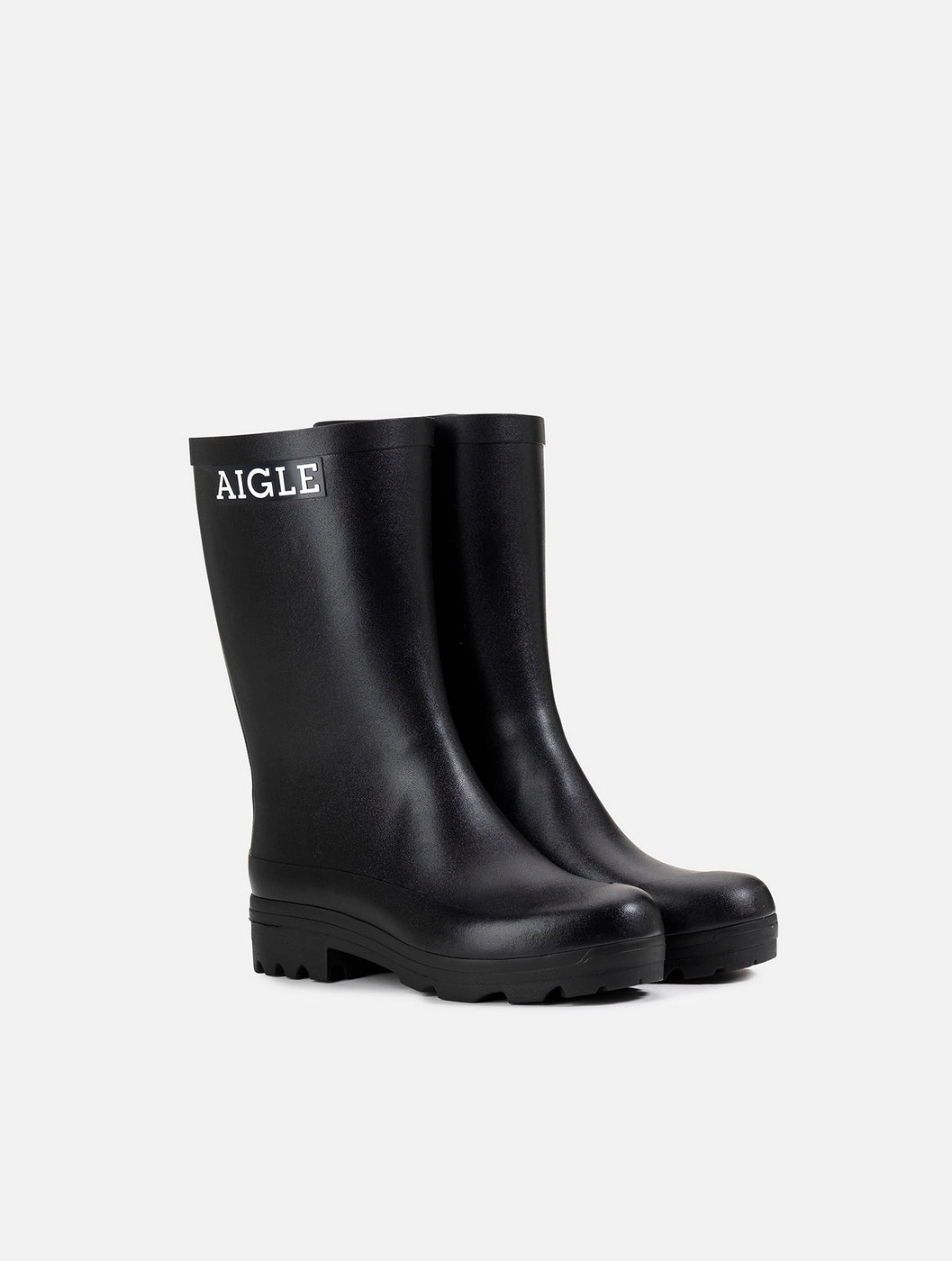 Mid-Cut Boots - Black - Men