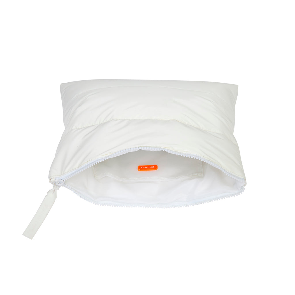 Bolso acolchado blanco