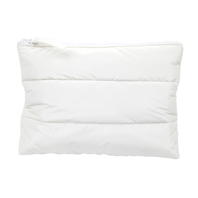 Pochette Matelassée Blanche