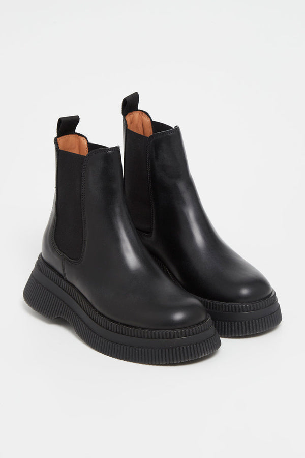 Ganni - Botte Chelsea Creepers - Black