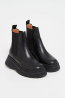 Ganni - Botas Chelsea Creepers - Negro