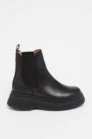 Ganni - Botas Chelsea Creepers - Negro
