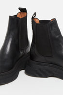 Ganni - Botas Chelsea Creepers - Negro