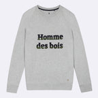 Sudadera gris de cuello redondo Darney - Hombre