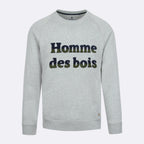 Sudadera gris de cuello redondo Darney - Hombre