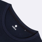 Camiseta de Cuello Redondo Azul Marino Arcy - Hombre
