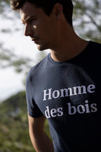 Camiseta de Cuello Redondo Azul Marino Arcy - Hombre