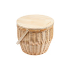 Panier Isotherme Rond pour Pique-nique Nouveau Bleu - Indigo