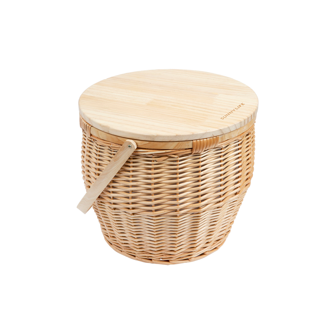 Panier Isotherme Rond pour Pique-nique Nouveau Bleu - Indigo