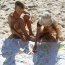 Serviette De Bain & Jeux Surfing Dino
