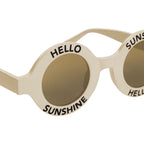 Mini Lunettes de Soleil D'été Hello Sunshine - Ivoire
