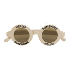 Mini Lunettes de Soleil D'été Hello Sunshine - Ivoire