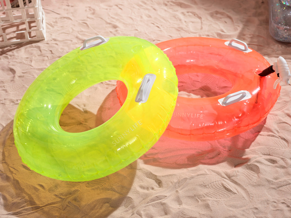 Anneaux de Piscine Soakers Néon - Lot de 2