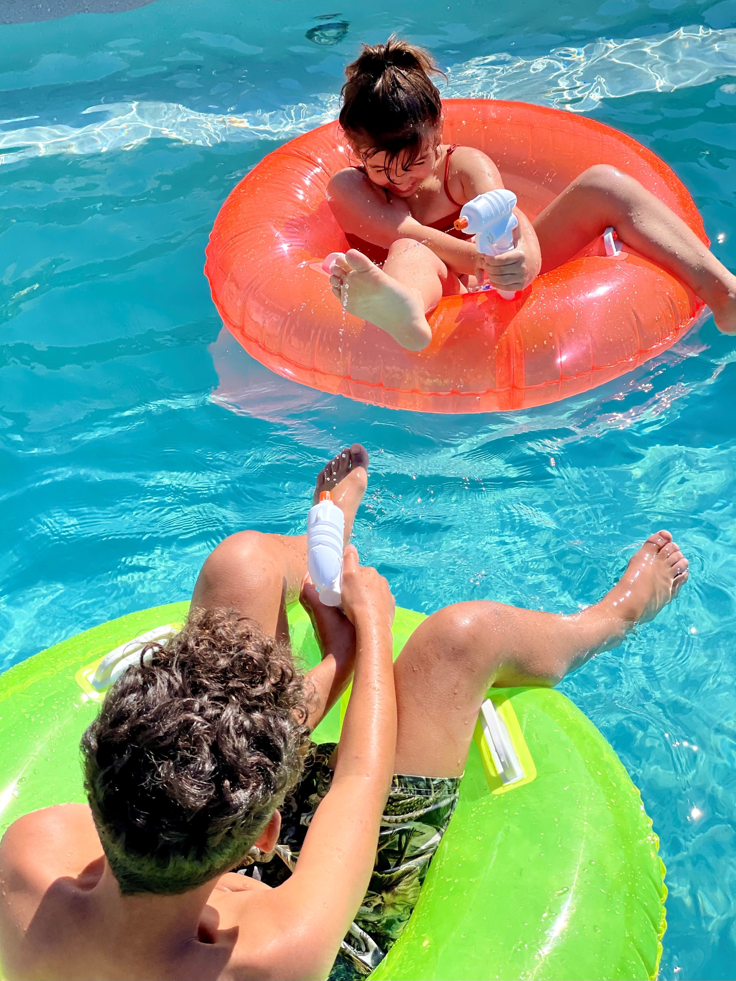 Anneaux de Piscine Soakers Néon - Lot de 2