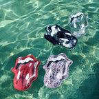 4 Supports Verres Gonflables Rolling Stones Lips - Adultes