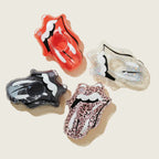 4 Supports Verres Gonflables Rolling Stones Lips - Adultes