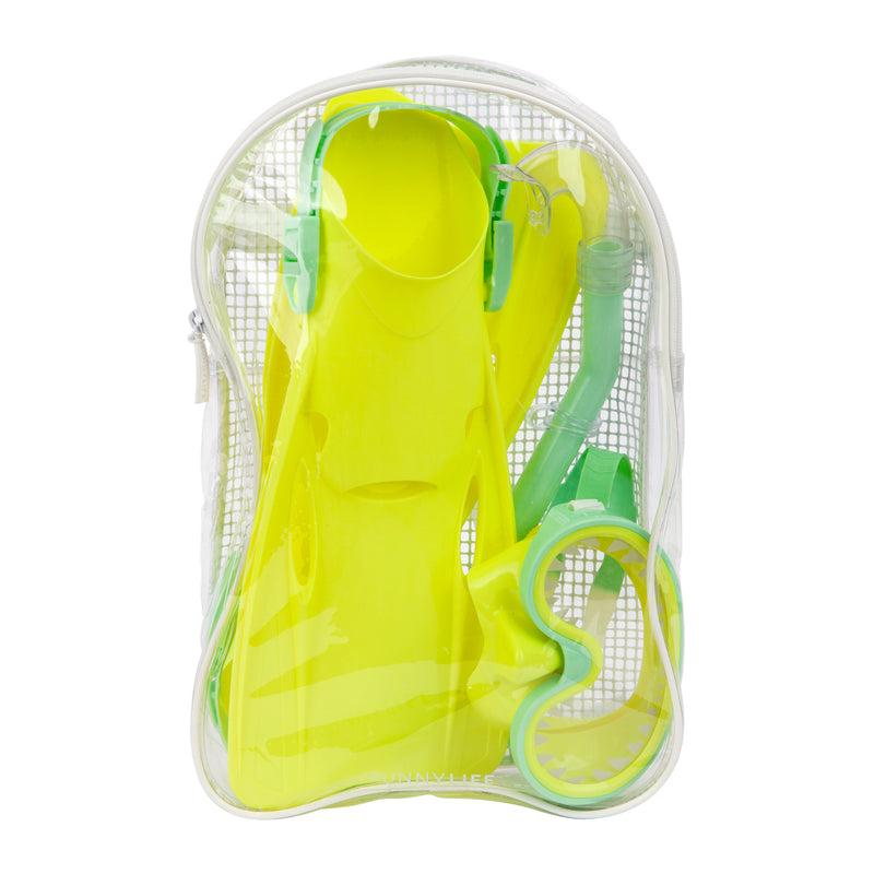 Neon Diving Set - Lime