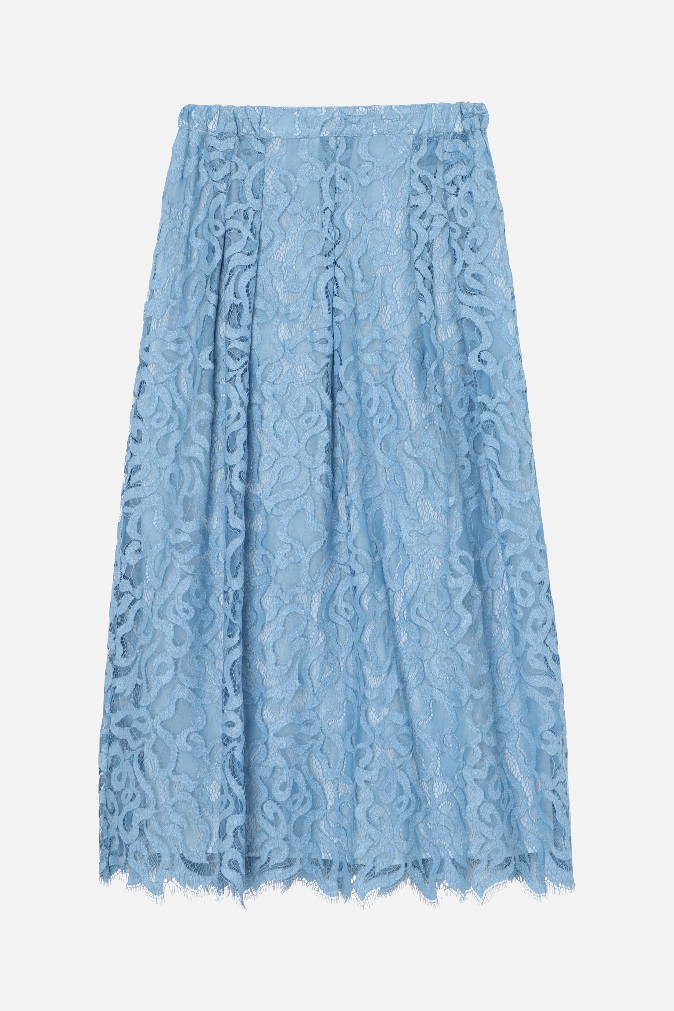 Falda Larga Light Arabesque - Denim